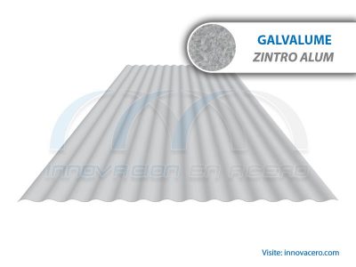 Lámina Acanalada TO-100 Galvalume (Zintro Alum) Ternium