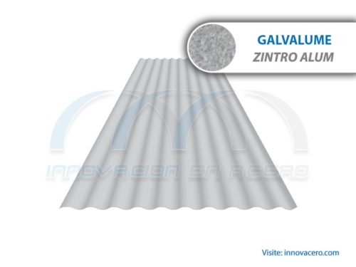 Lámina Acanalada TO-725 Galvalume (Zintro Alum) Ternium