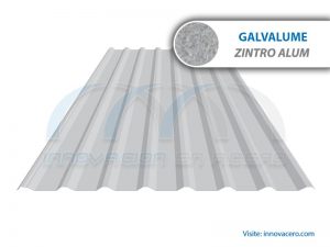 Lámina Acanalada TR 101 Galvalume (Zintro Alum) Ternium